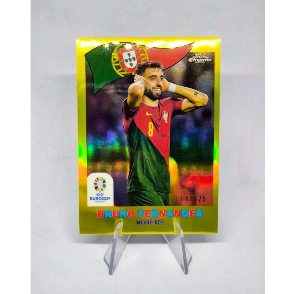 การ์ดฟุตบอล Topps Chrome Euro Runnumber 2024