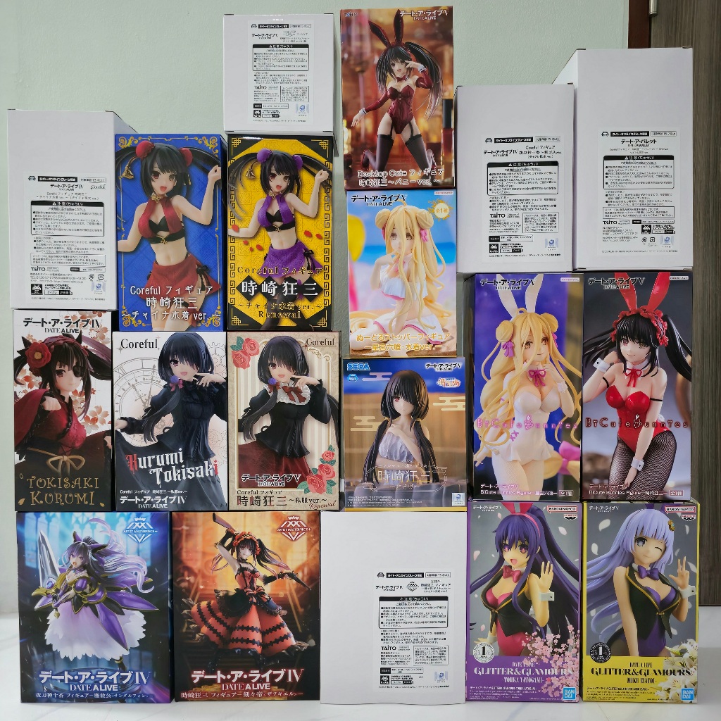 [ฟิกเกอร์แท้] Date A Live - Tokisaki Kurumi / Yatogami Tohka / Hoshimiya Mukuro - Bunny AMP+ Coreful (Taito)