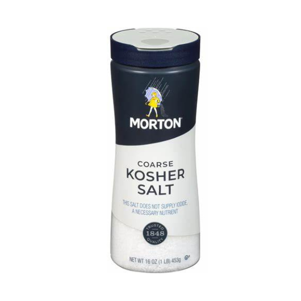 พร้อมส่ง เกลือบริโภค ไม่เสริมไอโอดีน ตรา มอร์ตัน 453 g. Coarse Kosher Salt ( Morton / All Natural Se