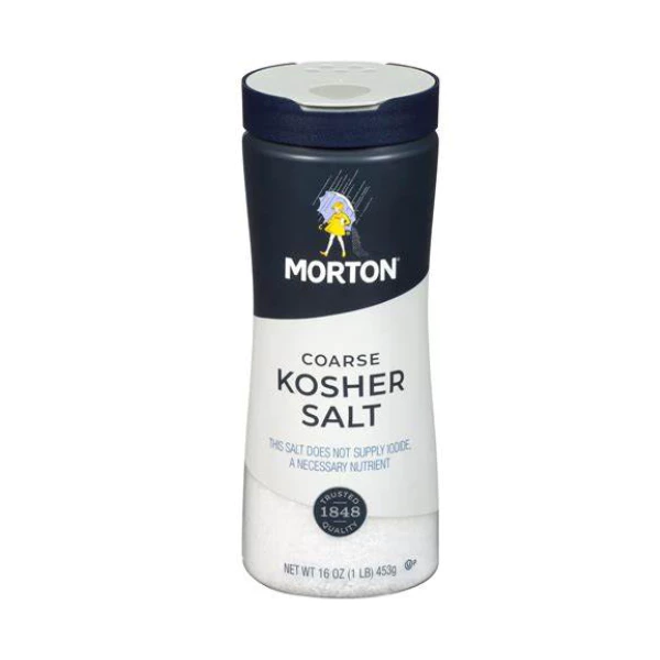 พร้อมส่ง เกลือบริโภค ไม่เสริมไอโอดีน ตรา มอร์ตัน 453 g. Coarse Kosher Salt ( Morton / All Natural Sea Salt / Himalayan P