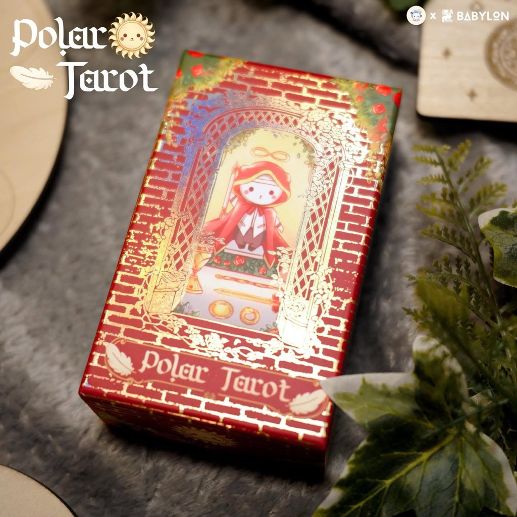 Lot หลุดQC 📍🐻‍❄️Polar Tarot ไพ่ทาโรต์น้องหมีขาว (แถมฟรี)🎁ไพ่16ใบ ขนาด7*12 ไพ่ทาโรต์ ไพ่ออราเคิล