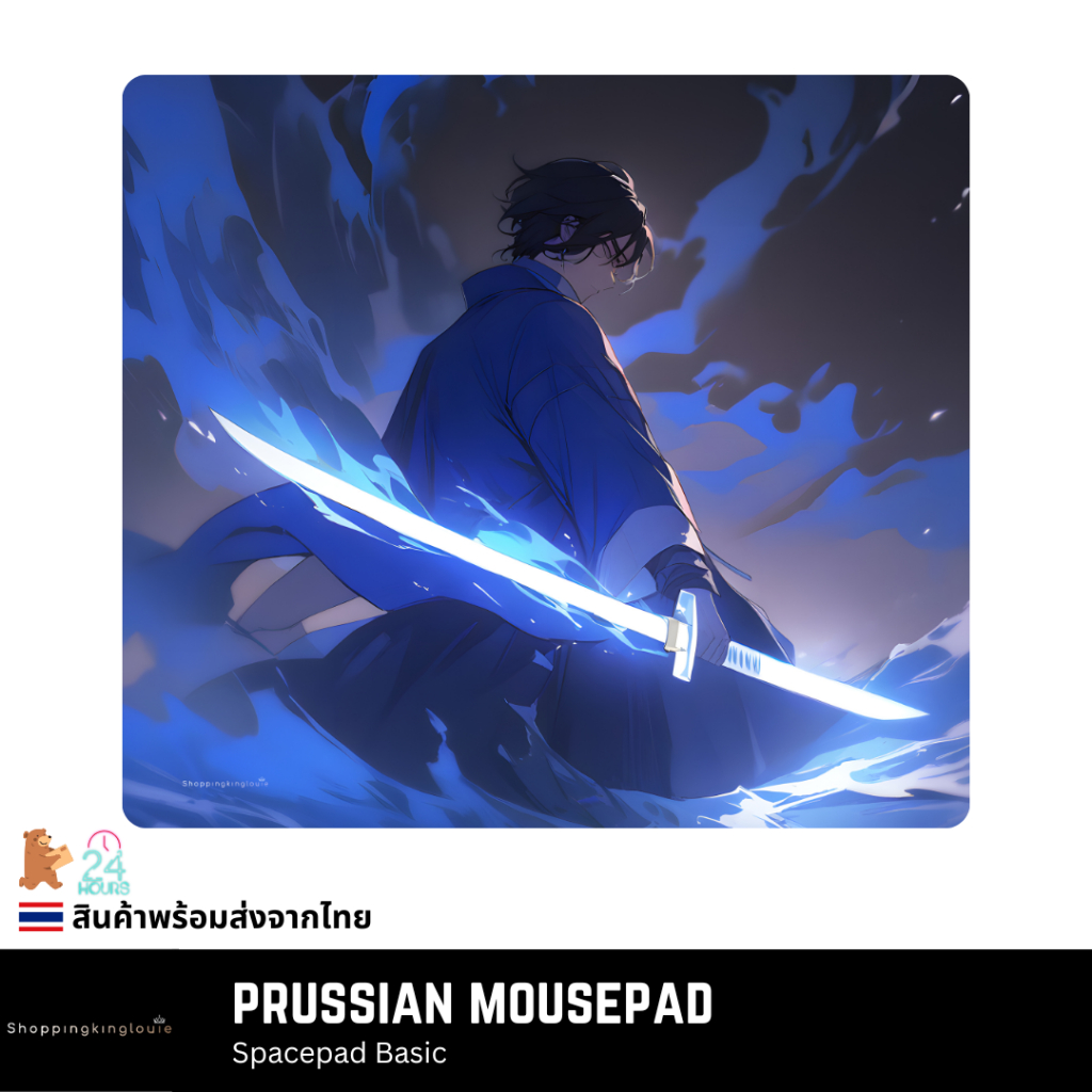 (พร้อมส่ง) แผ่นรองเมาส์ Prussian Spacepad (UNCOATED) Mousepad แผ่นรองเมาส์เกมมิ่ง  แผ่นรองเมาส์ลายอน