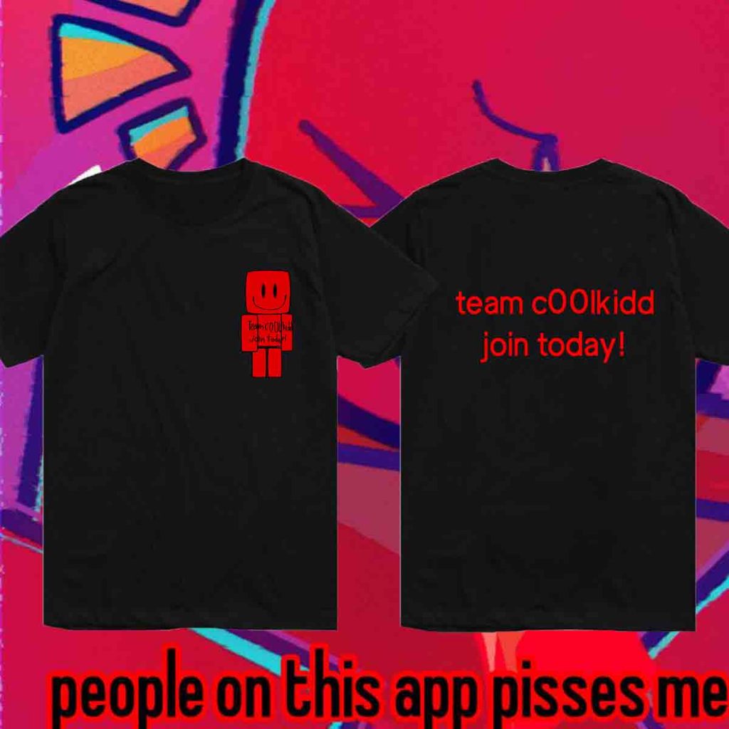 ทีม c00lkidd เข้าร่วมในวันนี้ผู้ใหญ่เสื้อยืด Roblox S-5XL มูลค่าการซื้อ