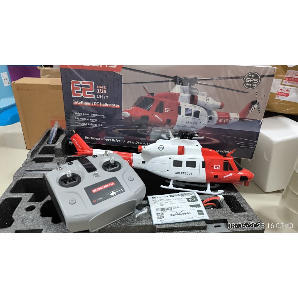 🇹🇭Goosky E2 , Venom 1:35 UH-1Y Scale 2.4G 6CH Dual Brushless Direct Drive Motor RC📌พร้อมส่ง RTF