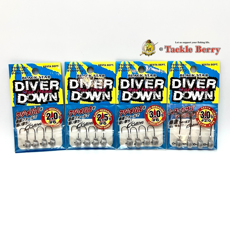 หัวจิ๊ก XESTA BLACK STAR DIVER DOWN