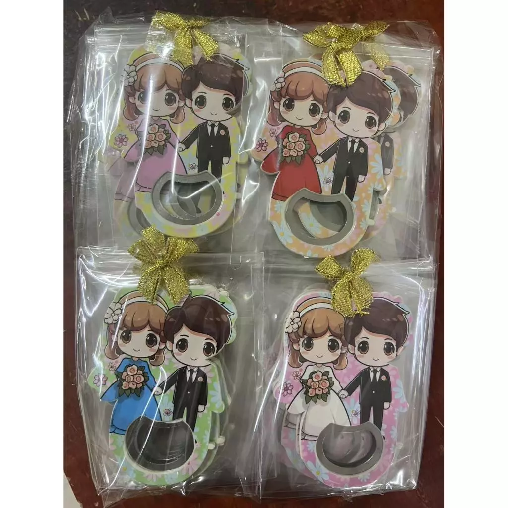 5.5บาท*50ขิน=275ที่เปิดขวด ลายต่างๆ แพ็คละ50ชิ้น