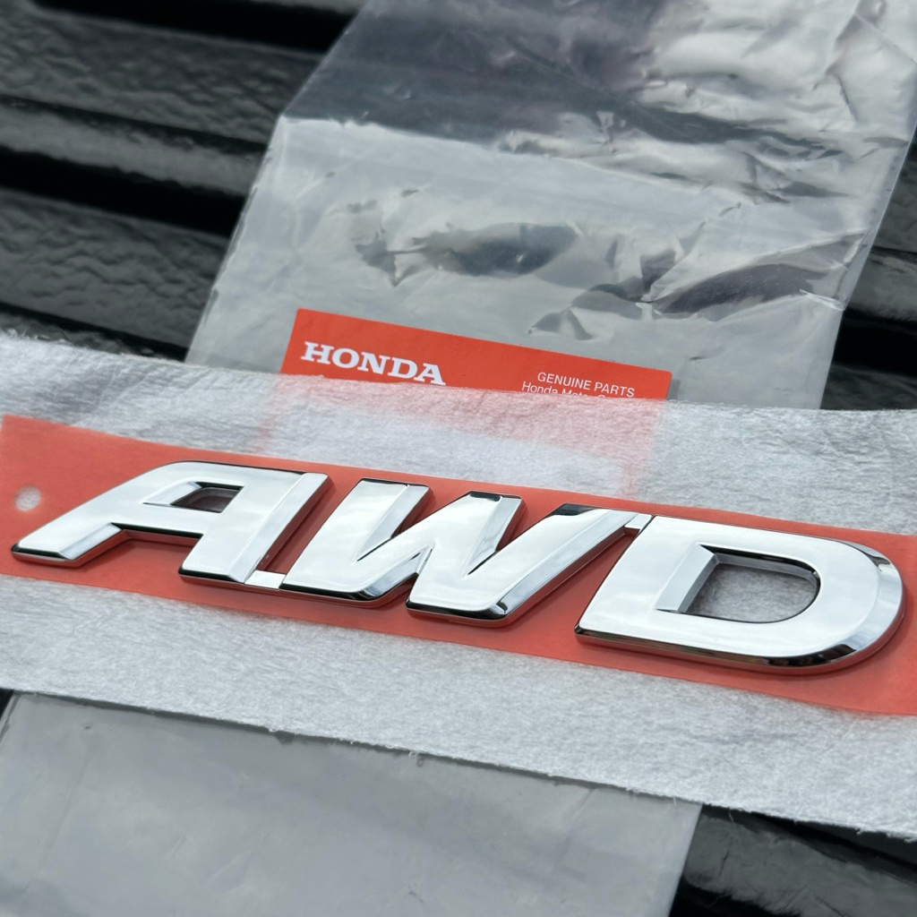 แท้ศูนย์ 💯% โลโก้ AWD Crv G5 17-21 ขนาด 15x2.2cm (ANN-75719-TLA-A00)