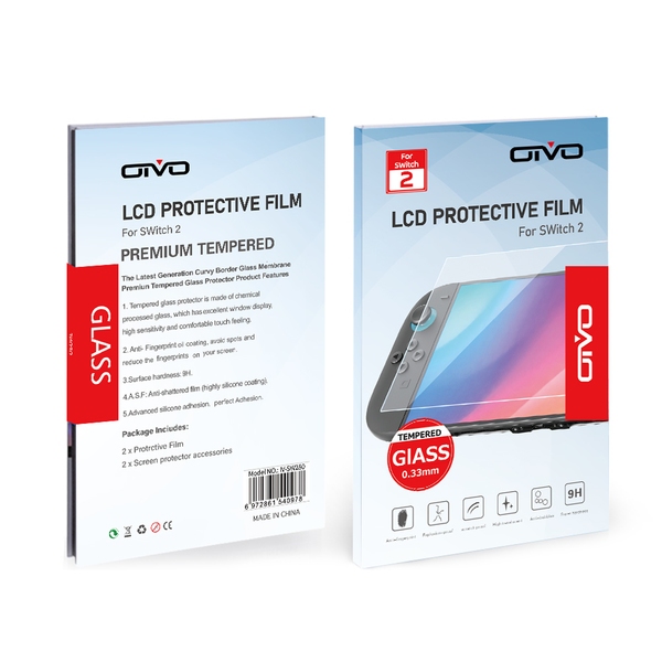 NS2 ฟิมส์กันรอย ฟิล์มกระจก Switch 2 กระจกนิรภัย Tempered Glass กันรอยกระจก กันรอย Switch2 Glass Film Protection