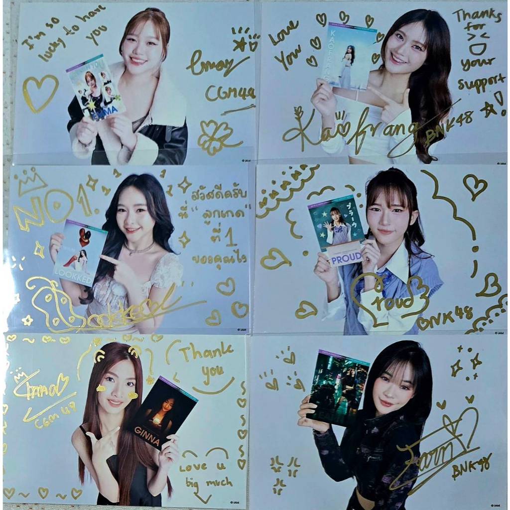 รูป SSR ลายเซ็นจริง GE5 BNK48 & CGM48 พร้อมส่ง
