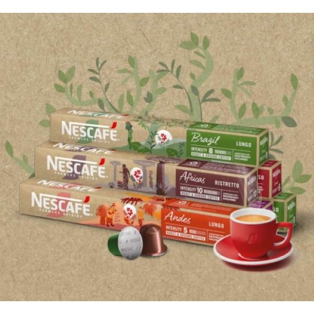 New  NESCAFÉ® FARMERS ORIGINS capsules กาแฟแคปซูล เนสกาแฟ สำหรับเครื่อง Nespresso