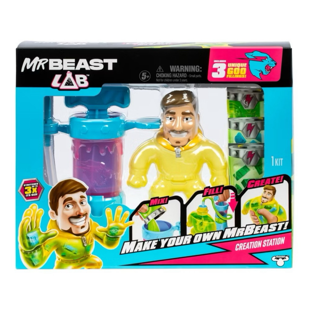 🧪ของแท้ พร้อมส่ง🧪MrBeast Make Your Own Stretchy, Goo Filled MrBeast เซ็ททำ MrBeast ยืดได้3 เท่า พร้อ