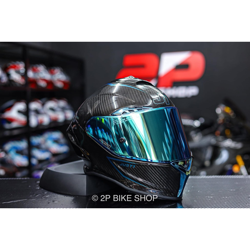 JUST1 J-GPR CARBON สีICE BLUE