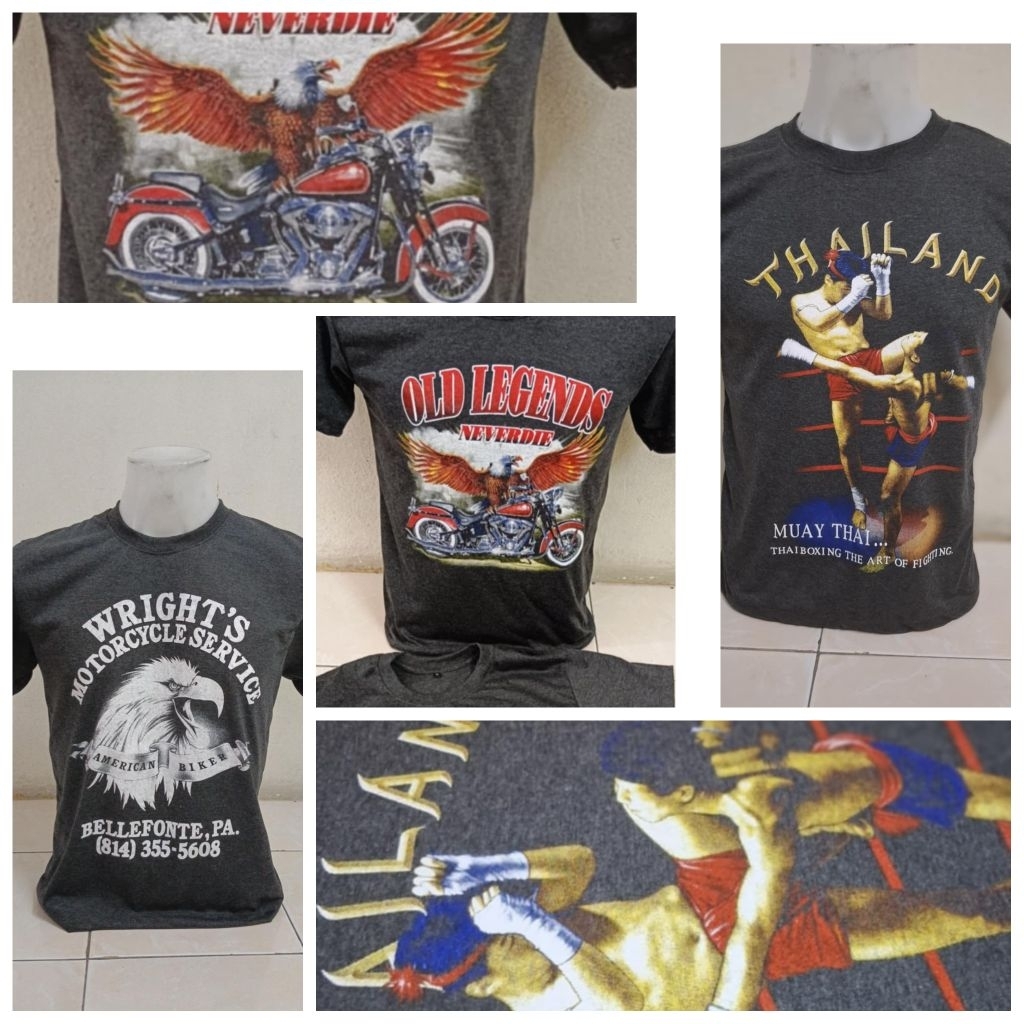 เสื้อยึดสกรีนโทนขาวใส่ได้ ชาย หญิง เท่ๆสายวินเทจ
