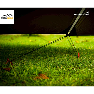 Flysheet Thai 15d MiniRipstop PU 3.6x3 tarp hammock 2000mm ฟลายชีท ทาร์ป กันฝนกันน้ำ