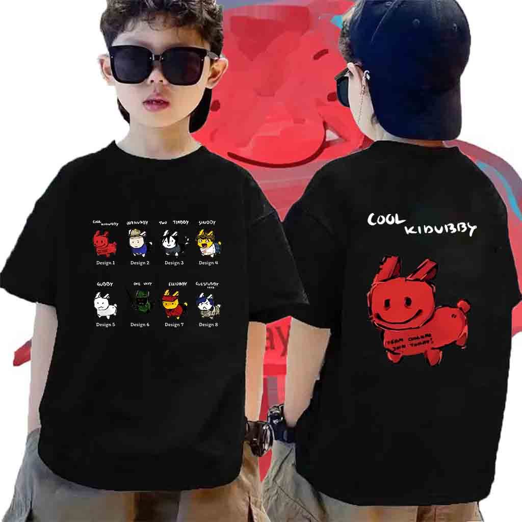 Roblox เสื้อยืด c00lkid-Shedletsky เบลมจอห์น Gubby-Forsaken สองครั้ง - 1x1x1-007n7 Roblox เสื้อยืดเด