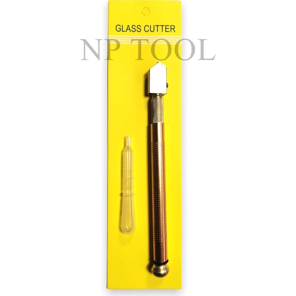 NP-222 มีดตัดกระจก IRONFOX กระเบื้อง 8-15 มิล แบบใช้น้ำมัน OIL CUTTER คัตเตอร์ตัดกระจก ตัดกระเบื้อง