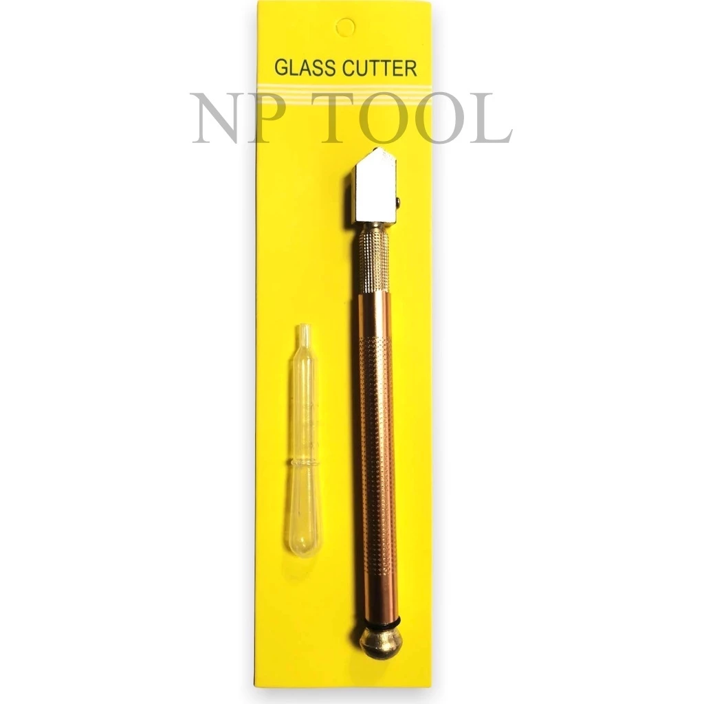 NP-222 มีดตัดกระจก IRONFOX กระเบื้อง 8-15 มิล แบบใช้น้ำมัน OIL CUTTER คัตเตอร์ตัดกระจก ตัดกระเบื้อง
