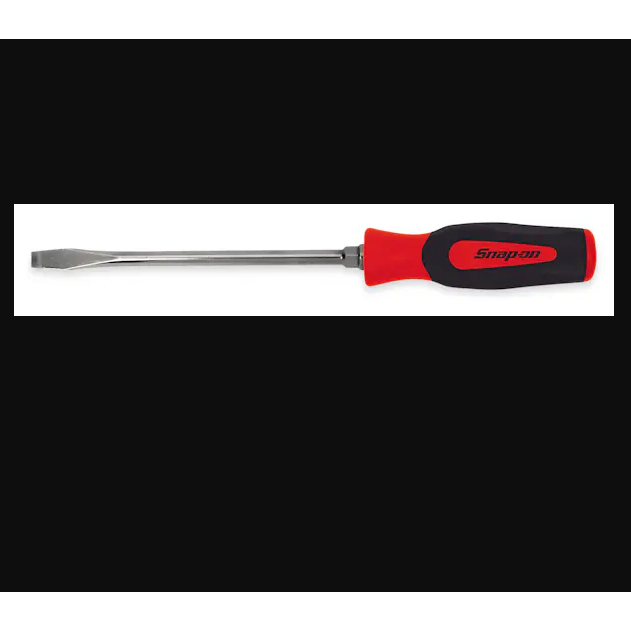 SNAP-ON NO.SGD8BR Screwdriver Flat Instinct Soft Handle Red .055"