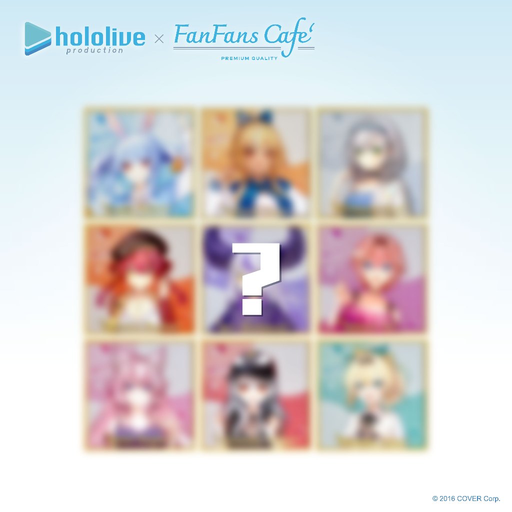 【 hololive 】Acrylic Color Paper《Gen 3 & Gen 6 (Random)》