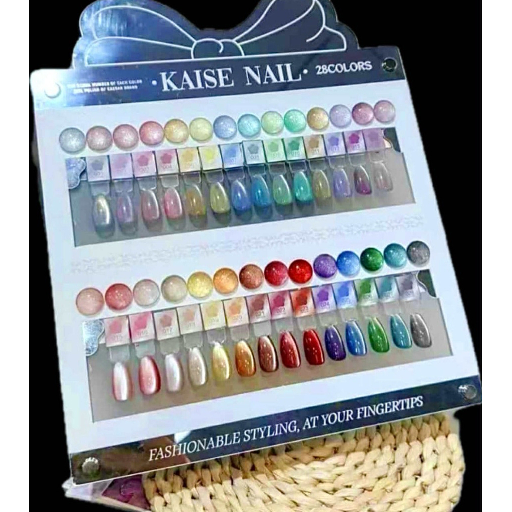 สีเจลKAISEสีเจลมากถึง28สี(สินค้าพร้อมส่ง)