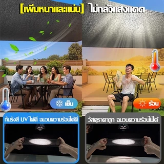 ☀️ทนทานถึง50ปี☀️สแลนกันแดด สแลนกรองแสง เกรด AAA (2*30ม/2*50ม/2*100ม)อัตราบังแดดสูง ทนแดดทนฝน ทนดึง ตาข่ายกรองแสง