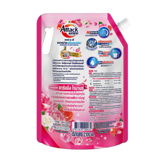 Attack Charming Romance concentrated liquid 2100ml.แอทแทค ชาร์มมิ่ง โรมานซ์ สูตรน้ำ 2100 มล.