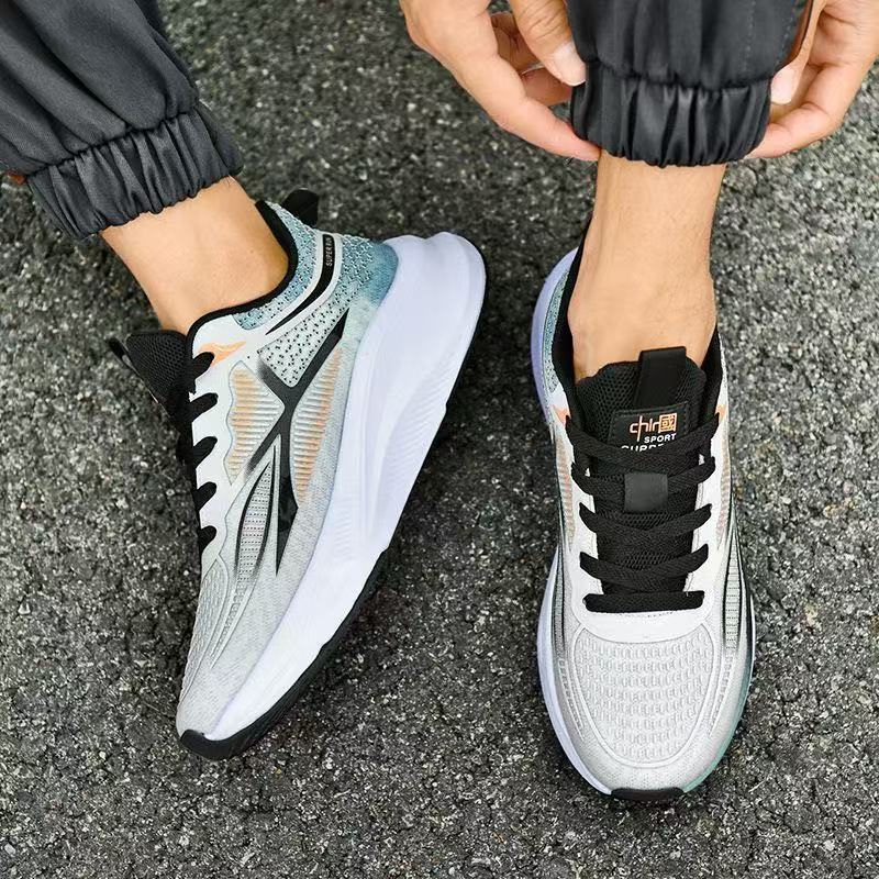 รองเท้าผ้าใบผู้ชาย พื้นนิ่ม เบา สวมใส่สบายเท้า ราคาดีโดนใจทุกวัยพื้นนิ่มสุดๆ Sneakers - รูปที่ 7