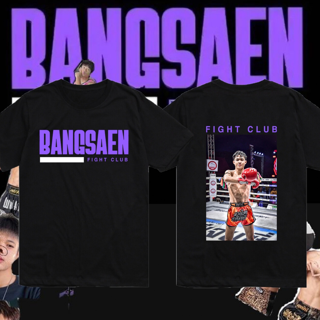 2025 เสื้อยืด Bangsaen Fight ClubMen เสื้อยืด Bangsaen Fight ClubMen ขนาด S-5XL