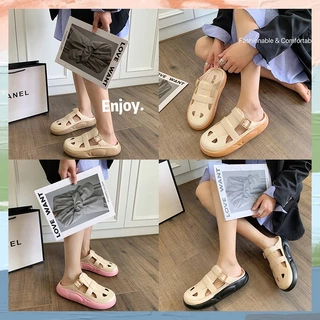 Luckkyshoes ใหม่ล่าสุด รองเท้าแตะแฟชั่นมาใหม่ รุ่นนี้พื้นนิ่มใส่สบาย งานเปิดส้นสวยปัง ใส่ได้หลากหลายโอกาส แต่งดีไซน์สายไ
