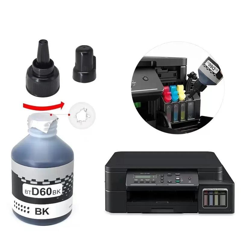 BROTHER BT-6000BK, BT5000C/M/Y หมึกขวดเติมของแท้ สีดำ ฟ้า ชมพู เหลือง สำหรับรุ่น DCP-T220 T310 T420W T510W T520W T710W