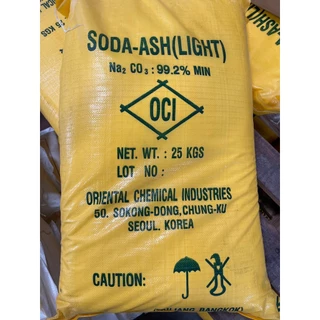 Soda ash Light โซดา แอช, (เกาหลีใต้) , Sodium carbonate ขนาด 25 กิโลกรัม