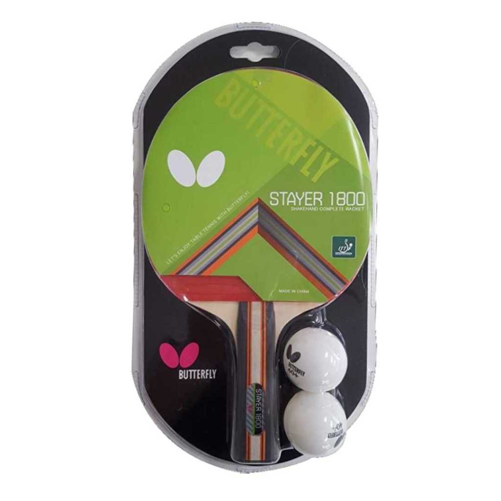Grand sport ไม้ปิงปอง BUTTERFLY รุ่น stayer 1800 (สีเขียว) : 371043