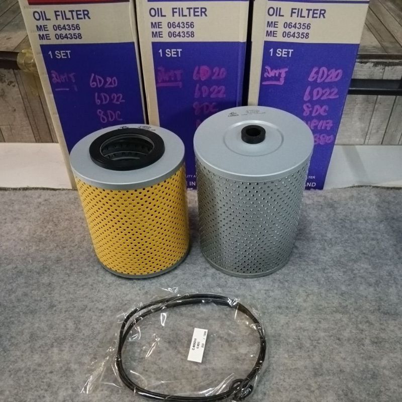 กรองเครื่อง ฟูโซ่ 8DC9, 8DC11, 6D20, 6D22 (ชุด 1กล่อง มี 2ลูก)