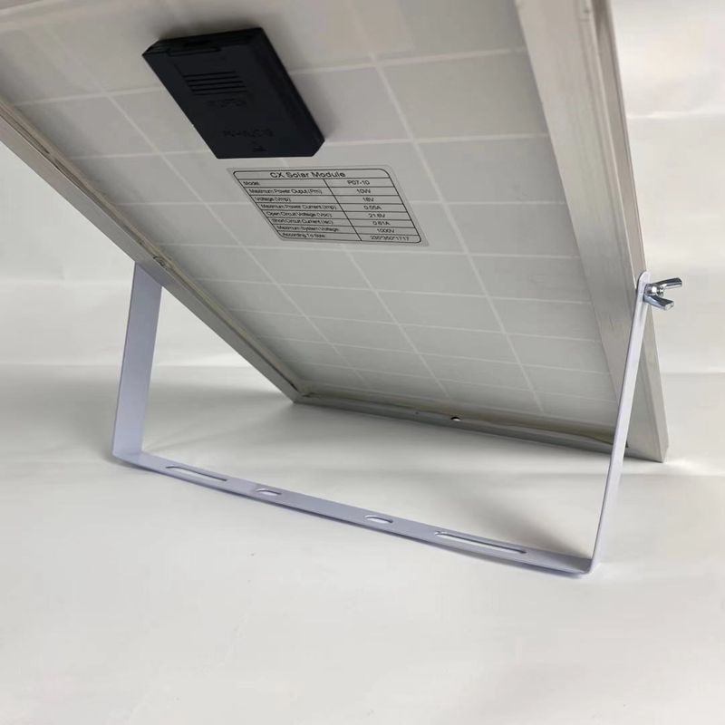 ชุดขาแผงโซล่าเซลล์ ขาจับแผงโซล่าเซลล์ ขาตั้งแผงโซล่าเซลล์สำหรับแผงขนาด 5W 10W 20w 30w พร้อมน็อตยึด