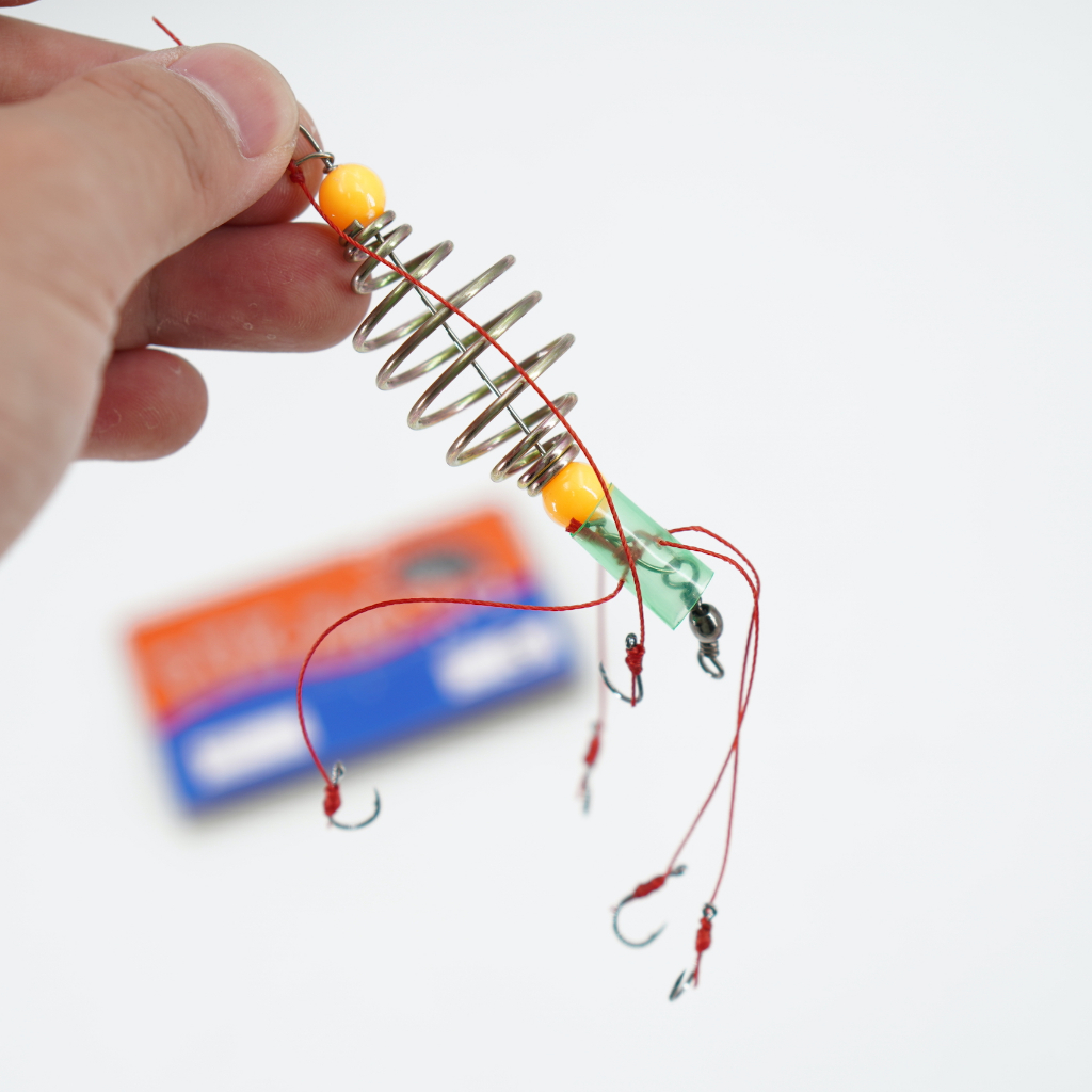 PUK-PAO ตะกร้อตกปลา ตราปักเป้า ตะกร้อพวงตกปลา ตะกร้อเบ็ด พร้อมใช้งาน เบอร์ 5 - 12 คุณภาพดีเยี่ยม - รูปที่ 2