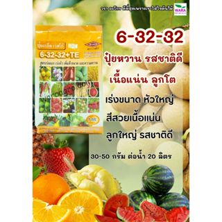 6-32-32 สูตรเร่งดอก เร่งหัว เพิ่มสี ขนาด และความหวาน เพิ่มคว…