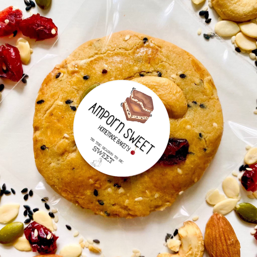 คุกกี้ธัญพืช คุกกี้เนยสด (ขั้นต่ำ5ชิ้นคละได้ทั้งร้าน) Whole Grain Butter Cookies