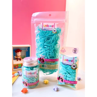 Uniband หนังยางรัดผม ไม่กินผม ไม่ดีดขาดง่าย TPU Mini Plus Size : Pastel Green