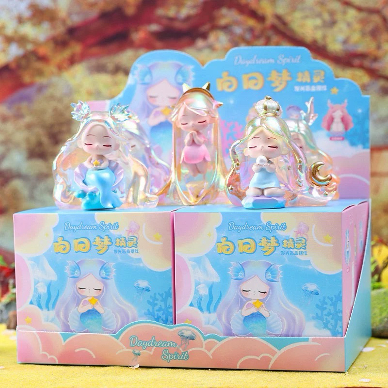 Daydream Spirit Blind Box 🌟✨🩵 กล่องสุ่มเปิดไฟได้ กล่องสุ่มมีไฟ Art toys ของแท้ 💯