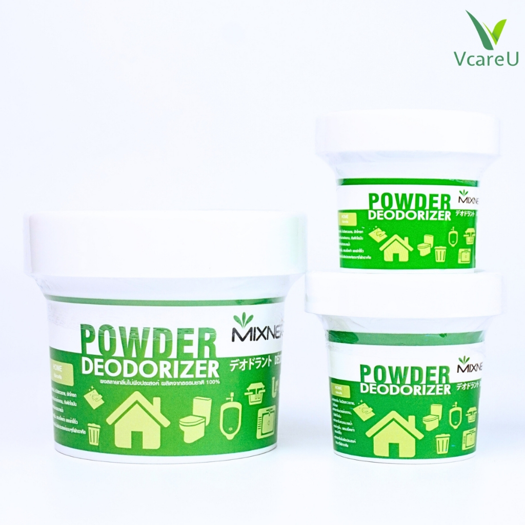 Mixneral ผงสลายกลิ่น ( สีเขียว ) l สลายกลิ่นไม่พึงประสงค์ ท่อน้ำ พื้นบ้าน ห้องน้ำ กลิ่นหายไว ใช้ได้กับงานบ้านทุกชนิด