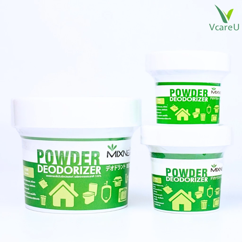 Mixneral ผงสลายกลิ่น ( สีเขียว ) l สลายกลิ่นไม่พึงประสงค์ ท่อน้ำ พื้นบ้าน ห้องน้ำ กลิ่นหายไว ใช้ได้กับงานบ้านทุกชนิด