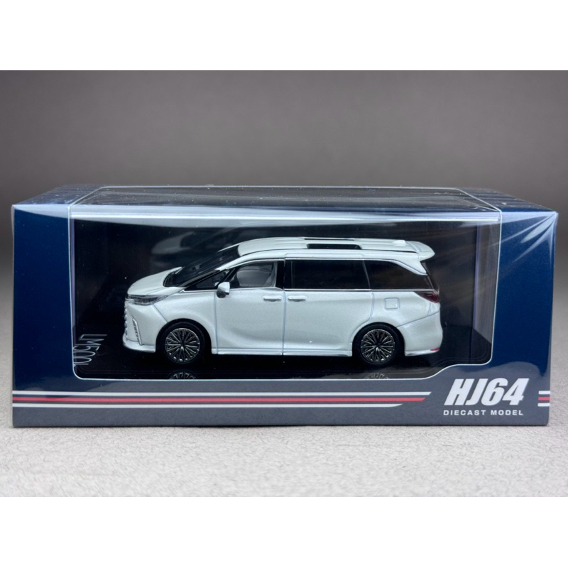 Lexus LM 500h RHD 4 Seater HJ641076AW Sonic Quartz Scale 1:64 ยี่ห้อ Hobby Japan