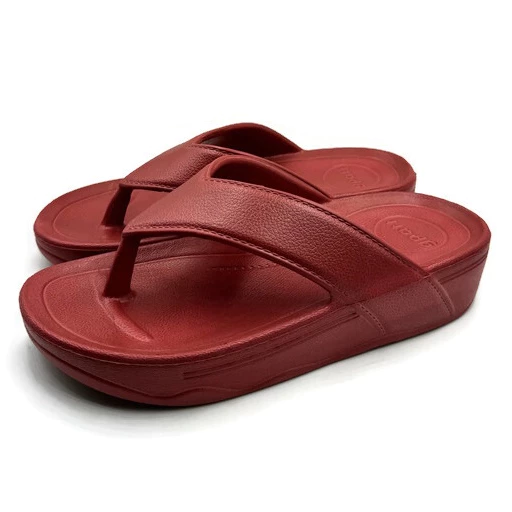 Gpatt : Tendered Thongs รองเท้าแตะคีบแฟชั่นผู้หญิง ส้นสูงพื้นนุ่มใส่สบายเสริมบุคลิกภาพ *สินค้าขายดีอันดับ 1*