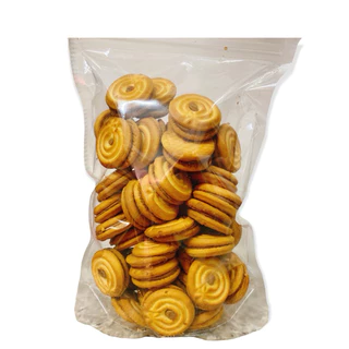 ขนมปังคุ๊กกี้รสทุเรียน,ครีมขาว,กาแฟ,ช็อค หอมอร่อย น้ำหนัก 250/500/1000 กรัม ใส่ถุงแก้ว