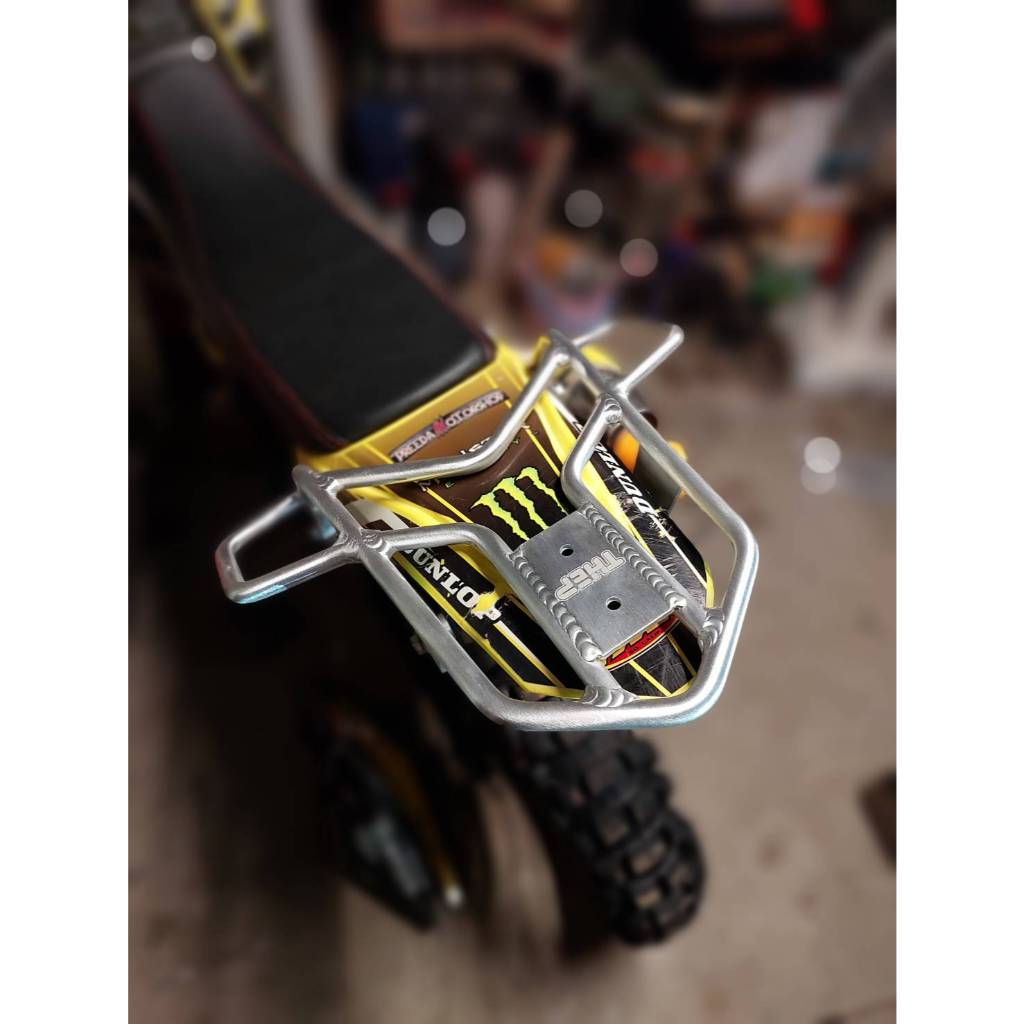 แร็คท้าย ตะแกรงท้าย KLX150 DTK150 อลูมิเนียม แข็งแรง น้ำหนักเบา THEPแท้ ผ่อน0%