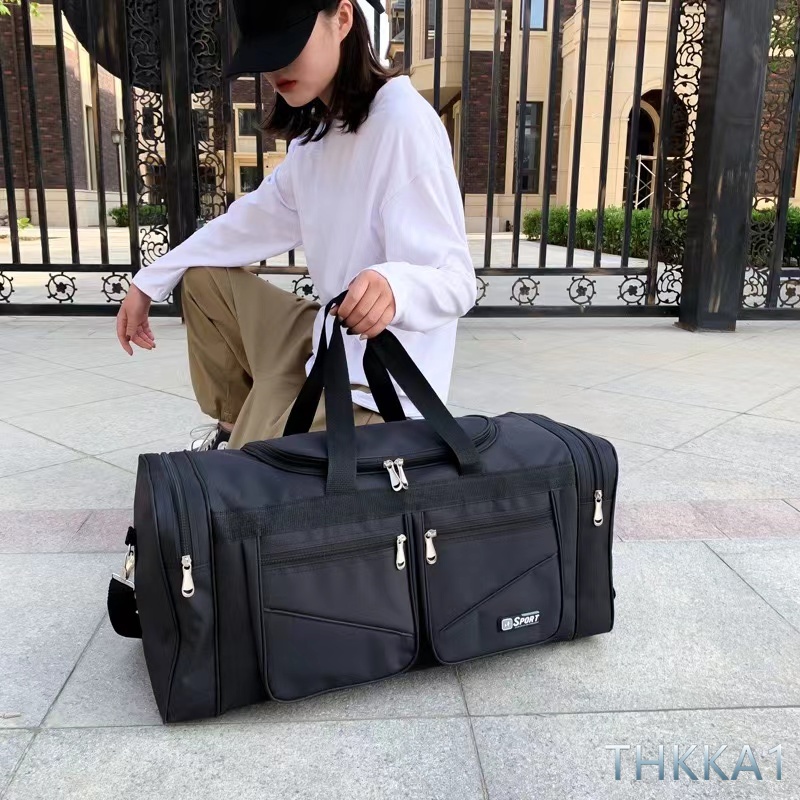 TKKA1-60L กระเป๋าเดินทางแบบพกพา พับเก็บได้ กระเป๋าเดินทางความจุขนาดใหญ่ ถุงเก็บเสื้อผ้า (169)