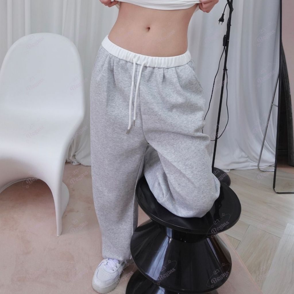 23BEGINS SWEATPANTS กางเกงวอร์ม ผ้าพรีเมียม กางเกงขายาว (851)