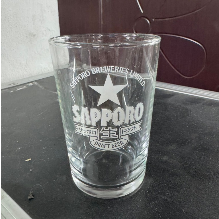 ของแท้!!! แก้วเบียร์ญี่ปุ่น Sapporo ซัปโปโร สินค้าแท้จากประเทศญี่ปุ่น