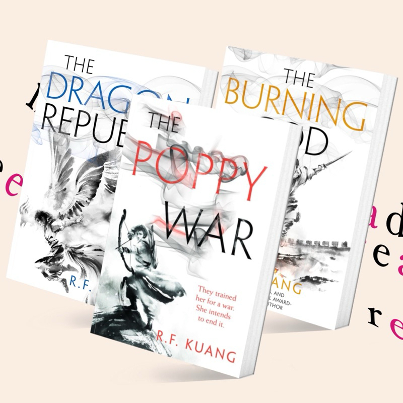 The Poppy War #1 / The Dragon Republic #2 / The Burning God #3 by R.F. Kuang [The Poppy War Series] (หนังสือภาษาอังกฤษ)