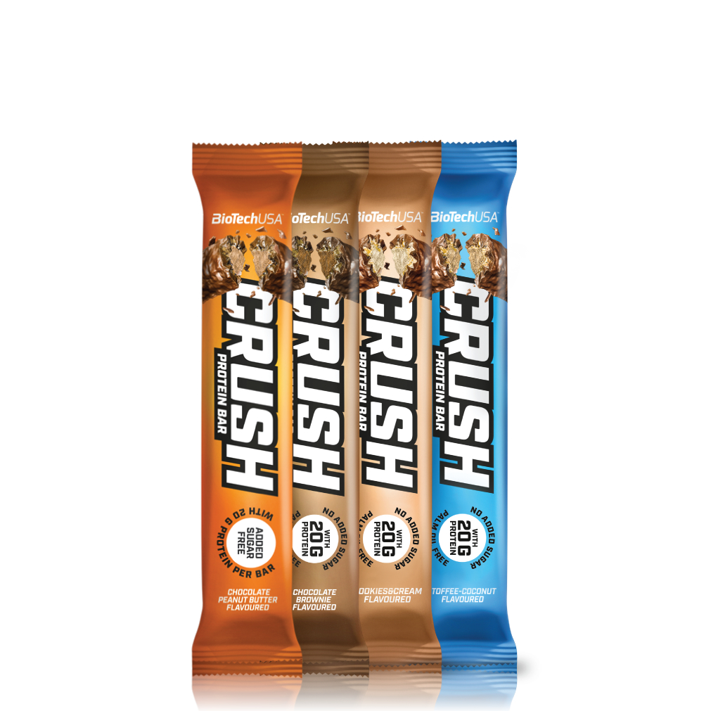 BioTechUSA Crush Protein Bar 64g/Bar 1 pc.(EXP 06/2026 )โปรตีน ครัช บาร์ 64กรัม  1 pc.